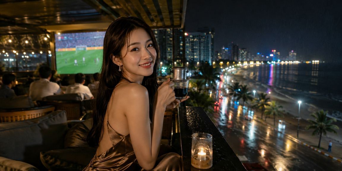 Người hâm mộ bóng đá tại Nha Trang theo dõi trận đấu và đặt cược trực tuyến tại quán cà phê